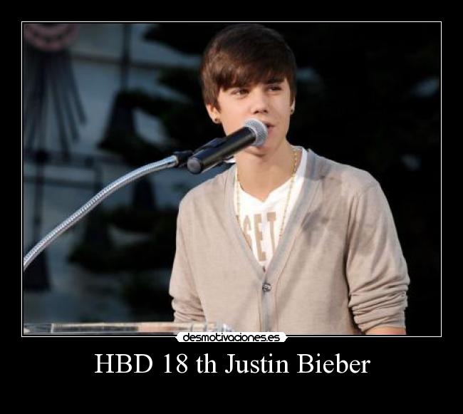 HBD 18 th Justin Bieber -