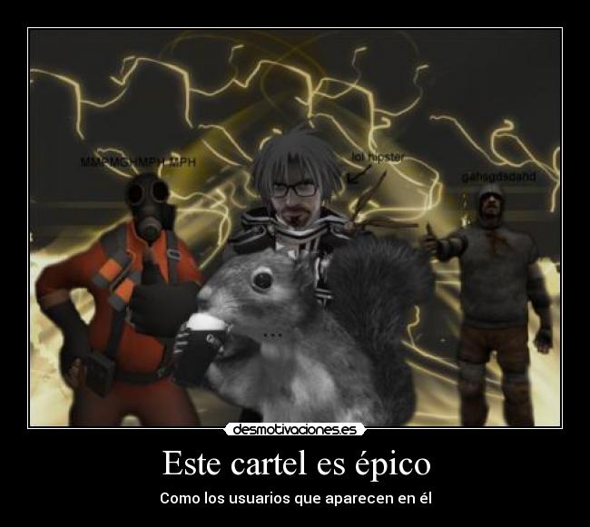 carteles orden aparicion smashball allenfreeman1994 ardillo justicia las ardillas molan bitchez desmotivaciones