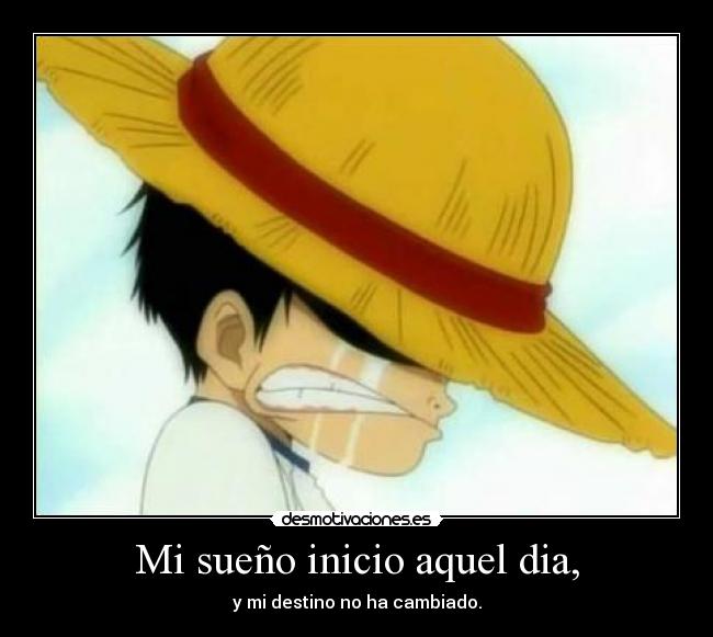 carteles one piece luffy desmotivaciones