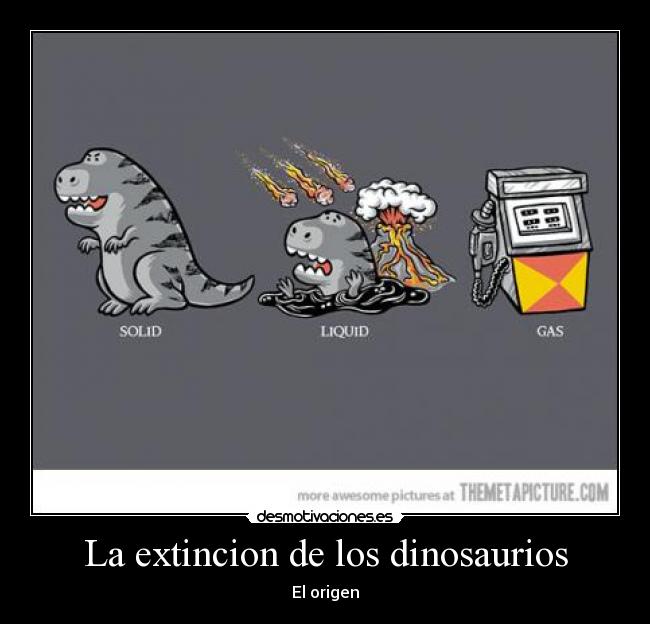 La extincion de los dinosaurios - El origen