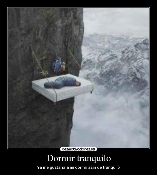 Dormir tranquilo -