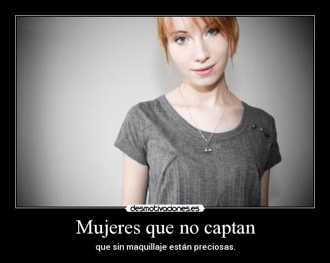 Mujeres que no captan -