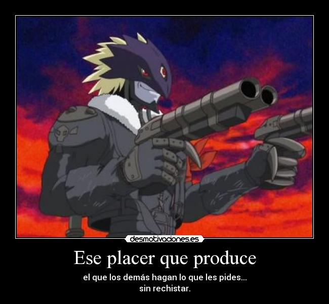 Ese placer que produce -