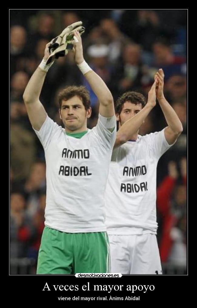 A veces el mayor apoyo -