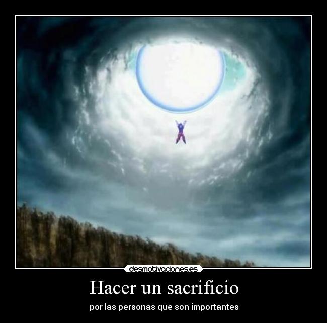 Hacer un sacrificio -