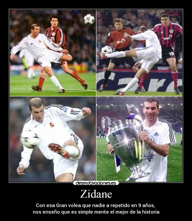 carteles zidane desmotivaciones