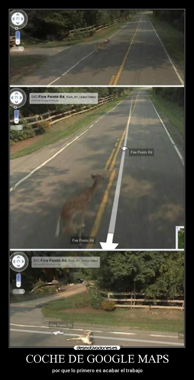 COCHE DE GOOGLE MAPS - por que lo primero es acabar el trabajo