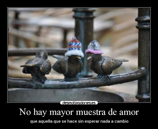 No hay mayor muestra de amor -