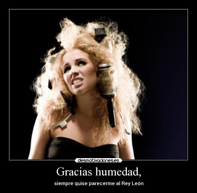 Gracias humedad, -