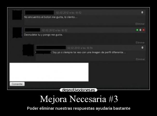 Mejora Necesaria #3 - 