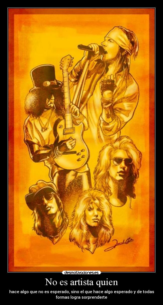 No es artista quien - 