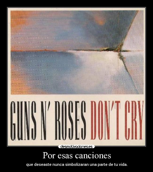 Por esas canciones -