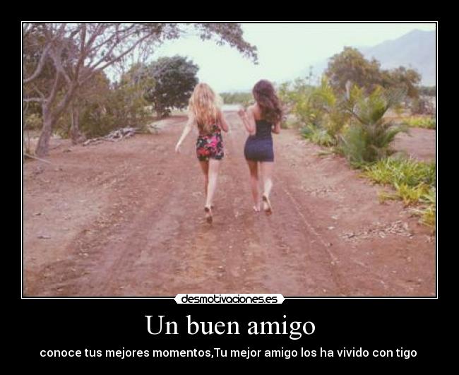 Un buen amigo - conoce tus mejores momentos,Tu mejor amigo los ha vivido con tigo 