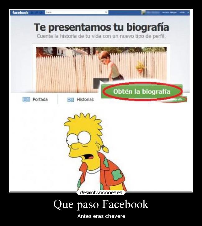 Que paso Facebook -