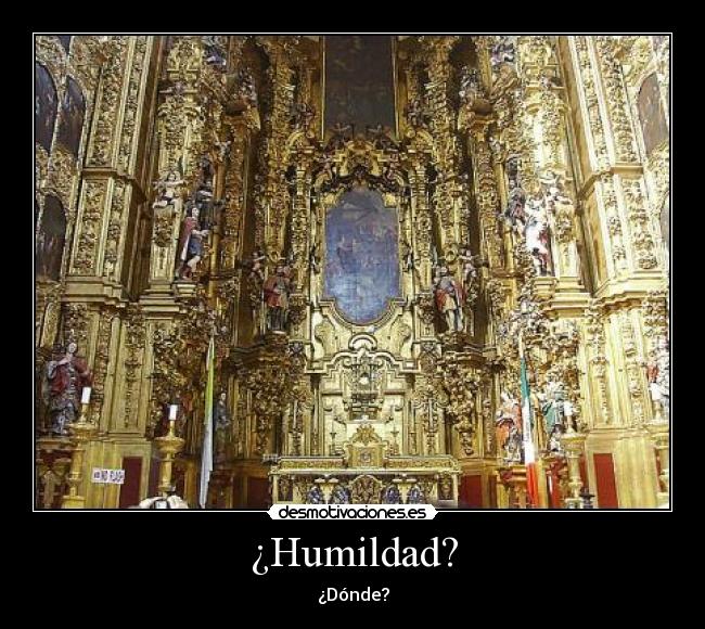¿Humildad? - 