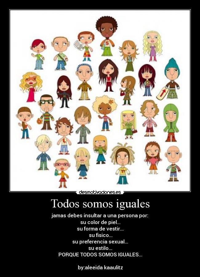 Todos somos iguales - 