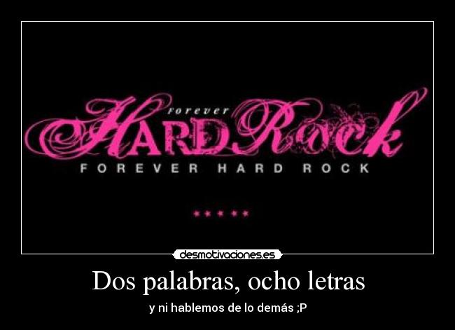 Dos palabras, ocho letras - 