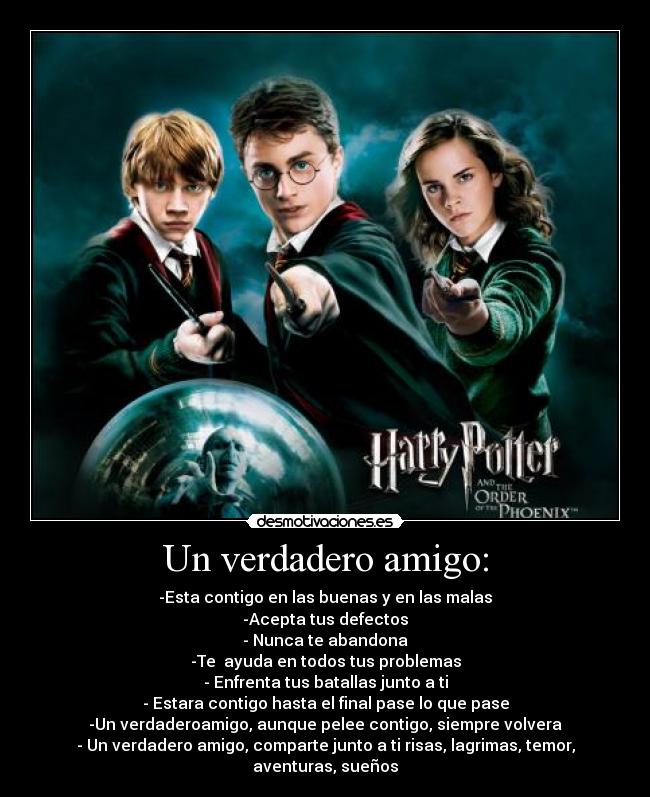 Un verdadero amigo: -