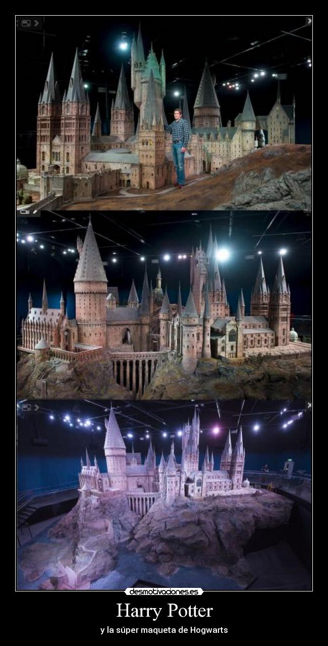 Harry Potter - y la súper maqueta de Hogwarts