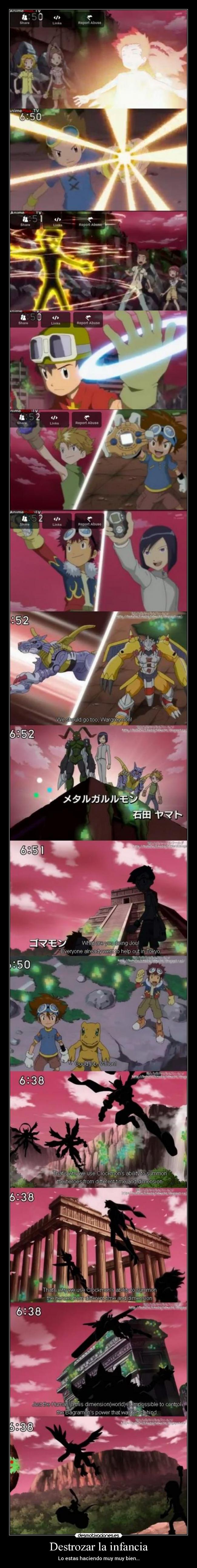 Destrozar la infancia - Lo estas haciendo muy muy bien...