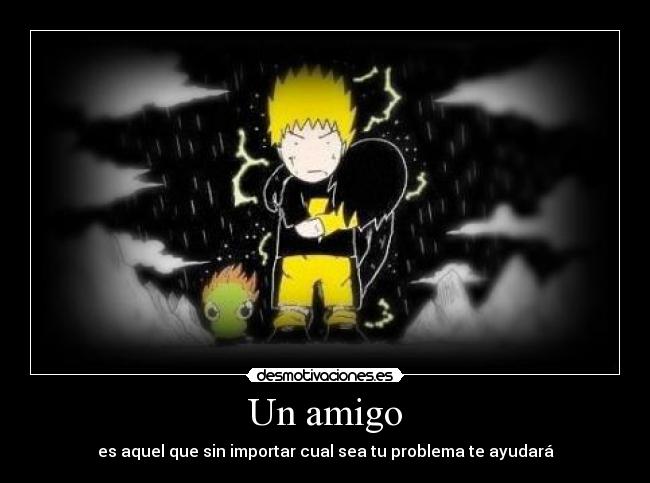 Un amigo -