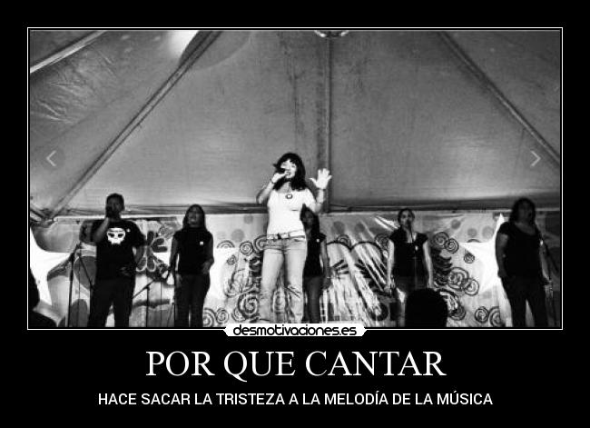 POR QUE CANTAR - 