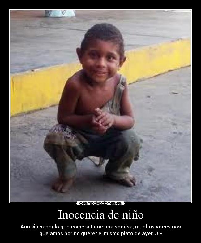 Inocencia de niño - 