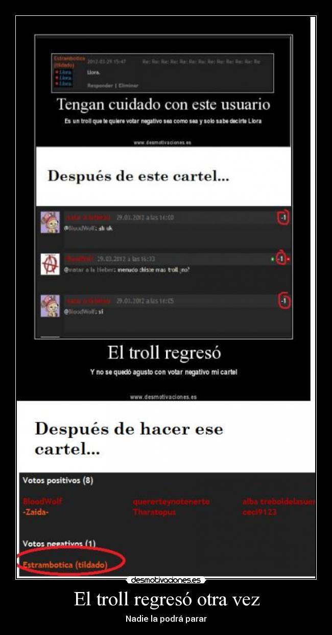 El troll regresó otra vez - Nadie la podrá parar