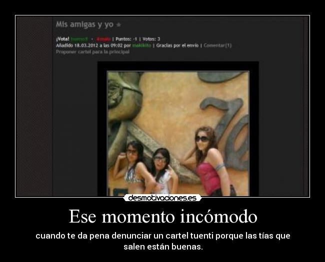 Ese momento incómodo -