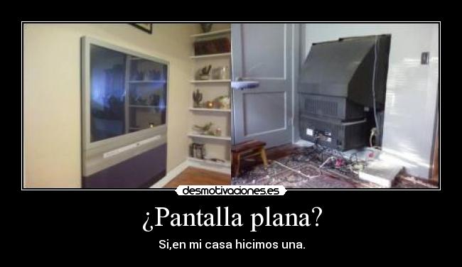 carteles pantalla plana desmotivaciones