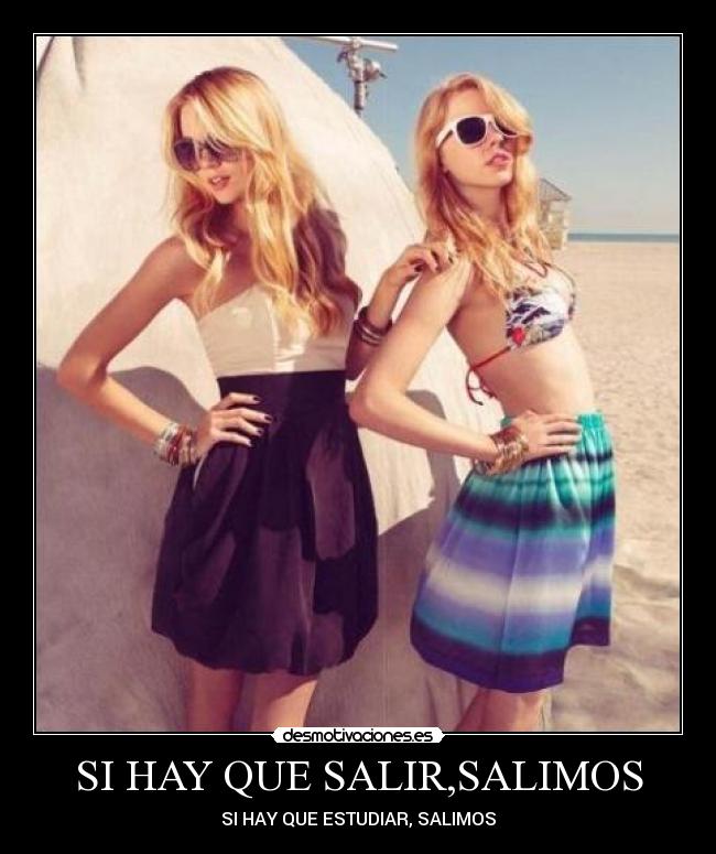 SI HAY QUE SALIR,SALIMOS -