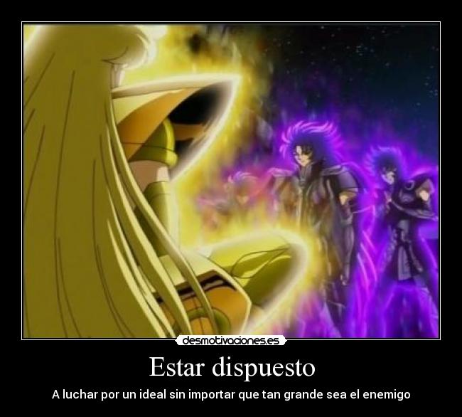 Estar dispuesto - 