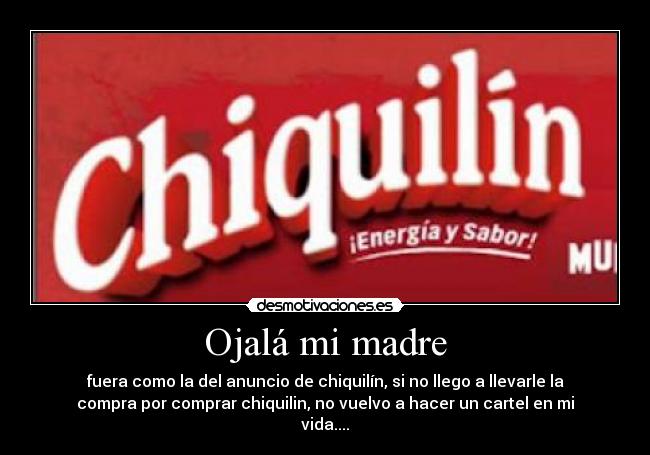 Ojalá mi madre -