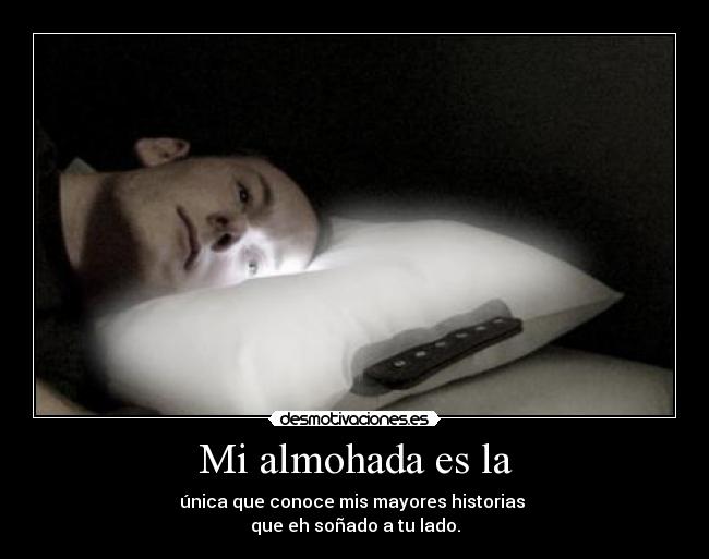 Mi almohada es la -