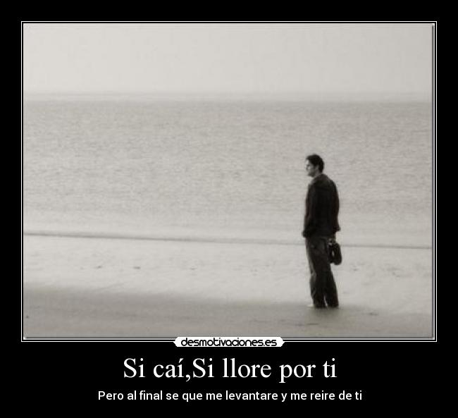 Si caí,Si llore por ti - 