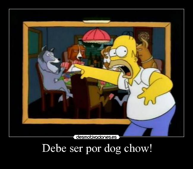 carteles dog chow desmotivaciones