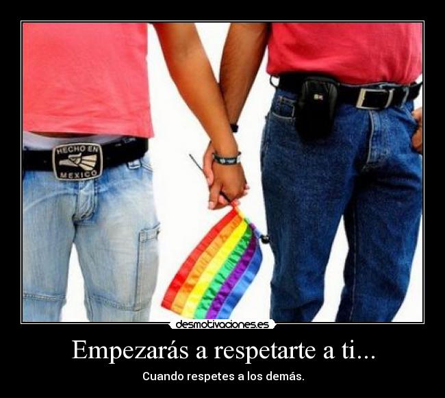 carteles homosexual lesbiana gay bisexual sexualidad heterosexual sexo amor respeto desmotivaciones