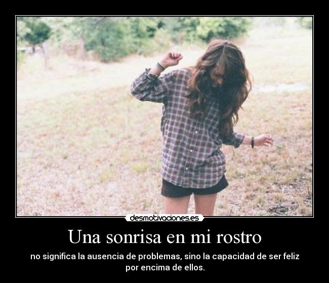Una sonrisa en mi rostro - 