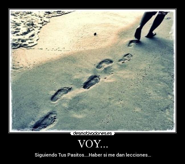 VOY... - Siguiendo Tus Pasitos....Haber si me dan lecciones...