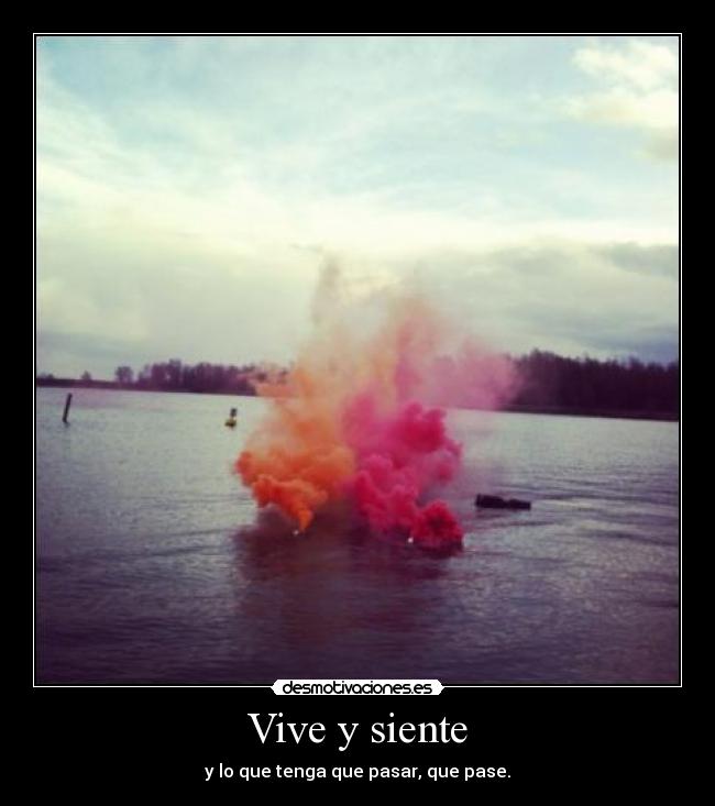 Vive y siente -