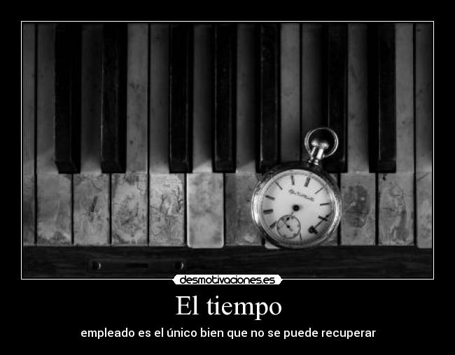 El tiempo -