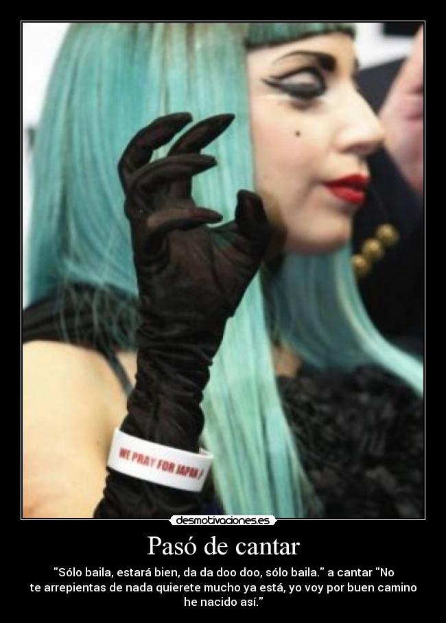Pasó de cantar - 