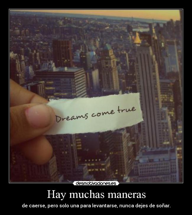 Hay muchas maneras - 