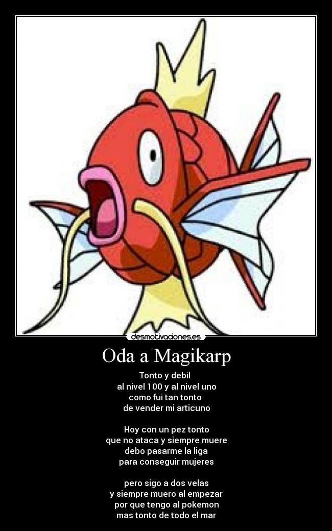 Oda a Magikarp -