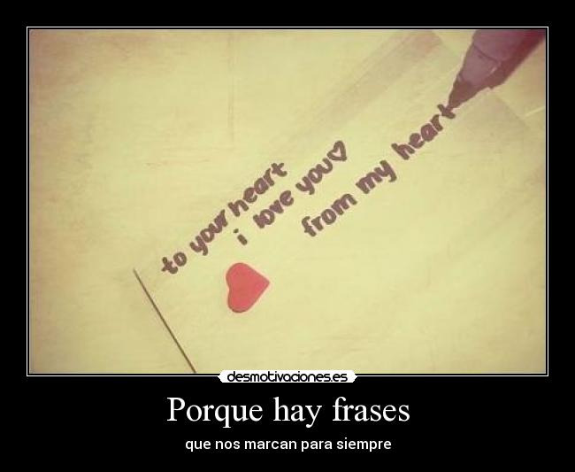 Porque hay frases - 