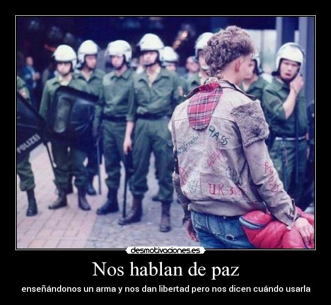 Nos hablan de paz -
