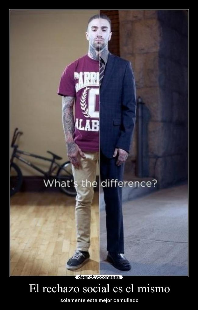 El rechazo social es el mismo - 
