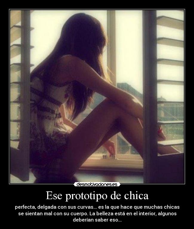 carteles prototipo chica perfecta desmotivaciones