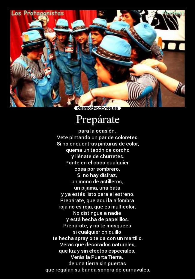 Prepárate -