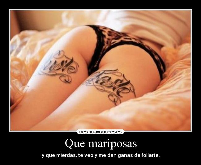Que mariposas - 